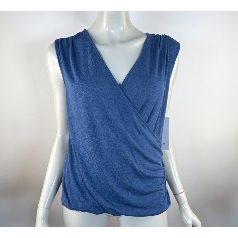 Athleta Breezy Wrap Tank Top Women S NWT Stretch Modal Knit Sleeveless V-neck